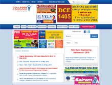 Tablet Screenshot of collegesintamilnadu.com